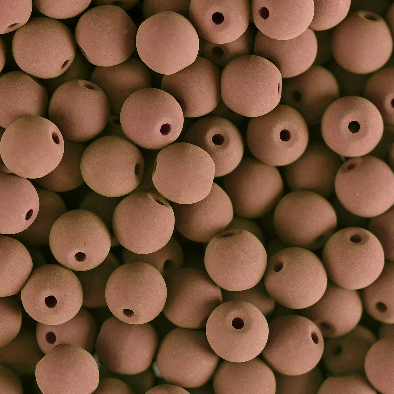 John Bead Czech Glass White Alabaster Velvet Round Bead 3 Strands